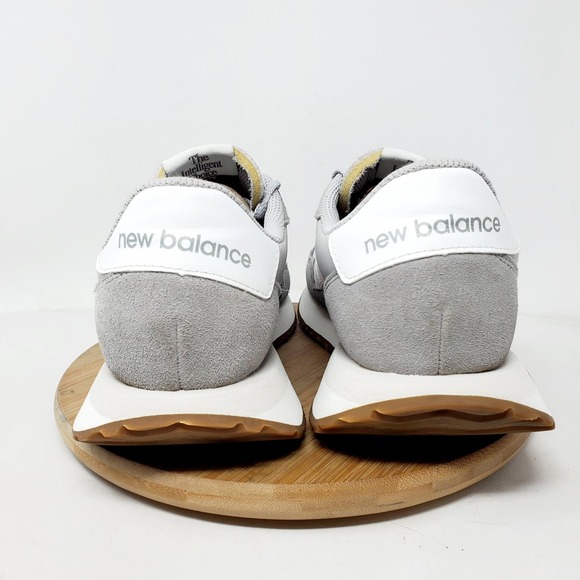 New Balance 237 Shoes Womens 9 Retro Sneaker Grey White Chunky Lace Up Low - Picture 8 of 13